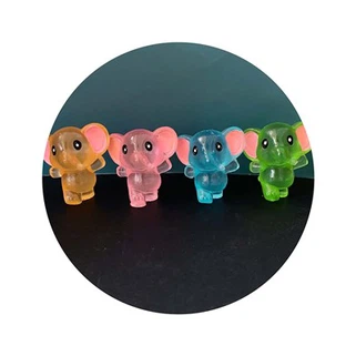 Λάμψη σε σκοτεινό ελέφαντα ρητίνης